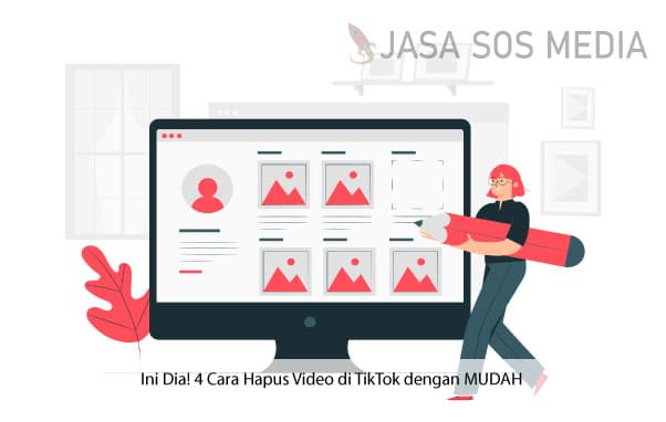cara hapus video di tiktok
